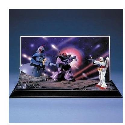 Maquette Gundam diorama a baoa qu no kessen 1/250